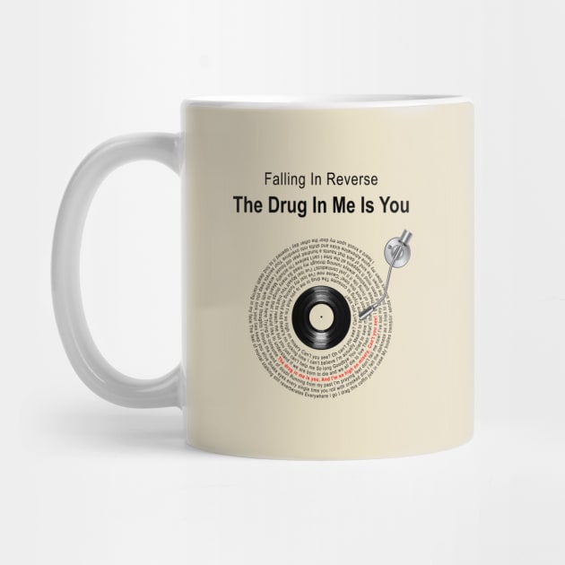 THE DRUG IN ME IS YOU LYRICS ILLUSTRATIONS by Vansa Design